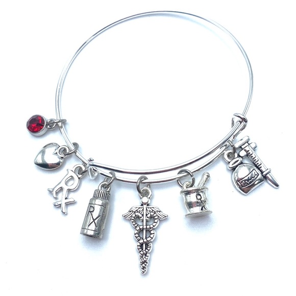 Pharmacist Bracelet Pharmacy Charms May Be Personalized - Picture 7 of 8